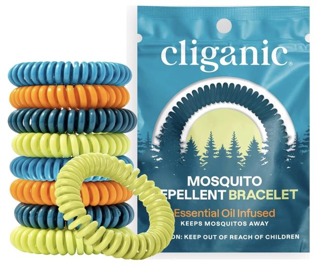 Cliganic 10 Pack Mosquito Repellent Bracelets